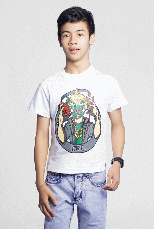 ORC Design Printed T-shirt Kid (White)